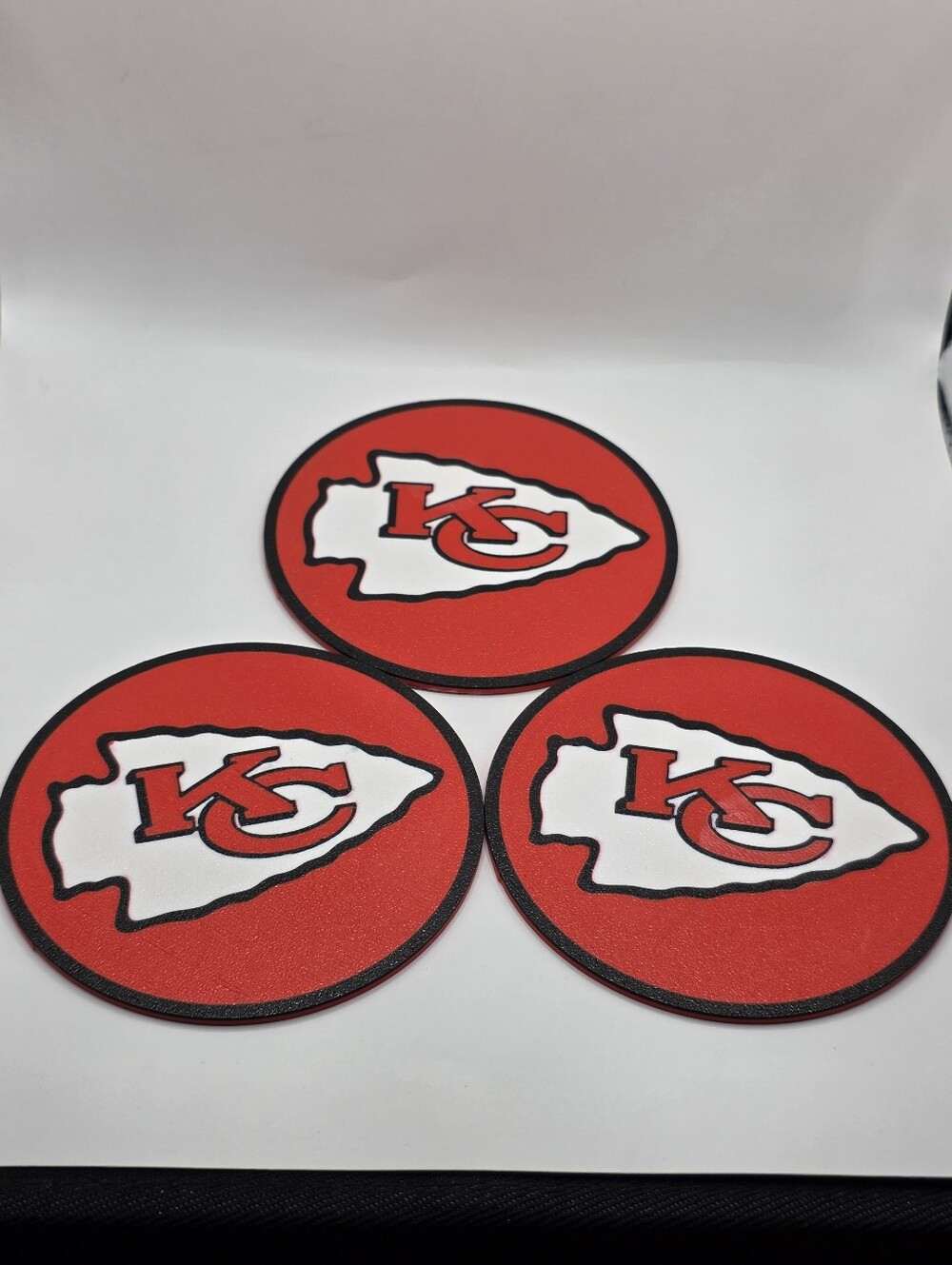 Kansas City Chiefs 3D Printed Coasters